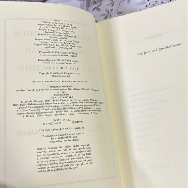 Abraham Lincoln and the Road to Emancipation, 1861-1865