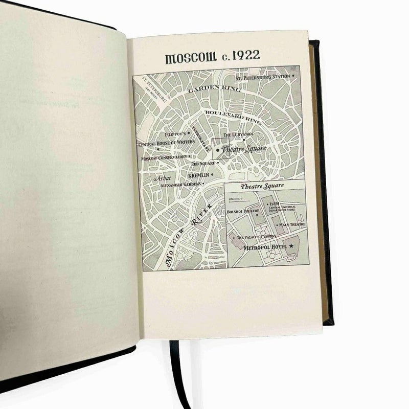 A Gentleman in Moscow by Amor Towles Leather-Bound Edition