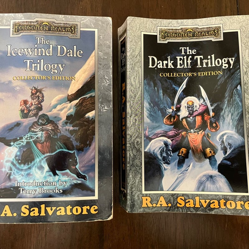 Forgotten Realms The Icewind Dale Trilogy & The Dark Elf Trilogy R.A. Salvatore