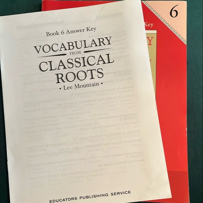 Vocabulary From Classical Roots