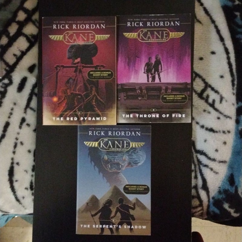 The Kane Chronicles Series ( Books 1-3)