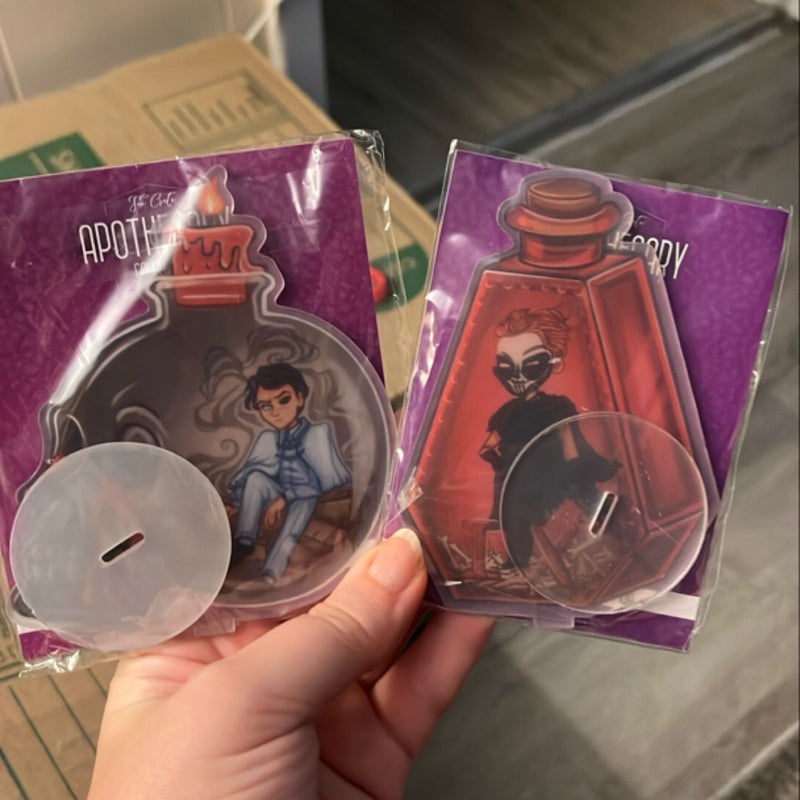 Fae crate acrylic standees