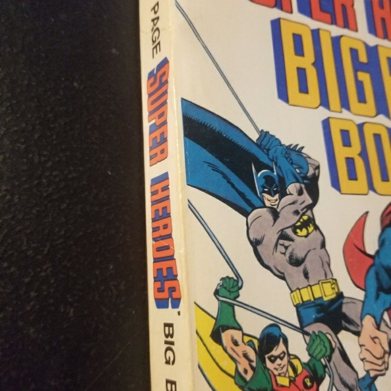 Dc Superheroes big big activity  coloring book 1980