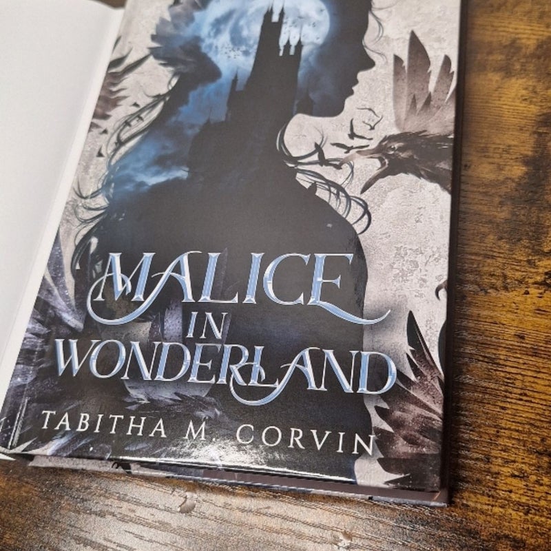 Malice in Wonderland and Rage in Wonderland kickstarter custom sprayed edges editions