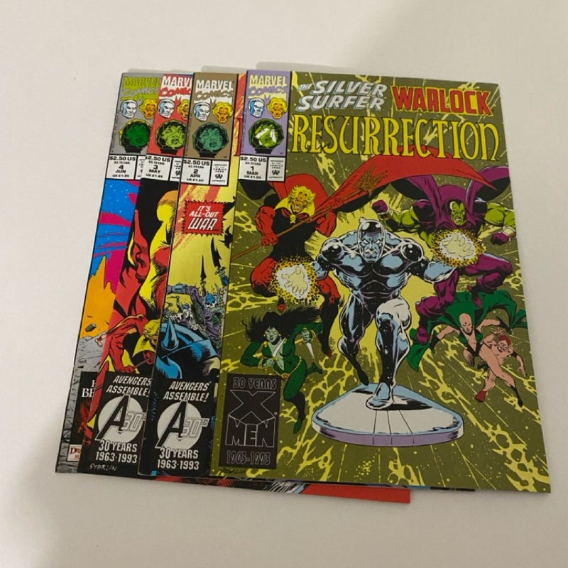 Silver Surfer Resurrection set #1-4