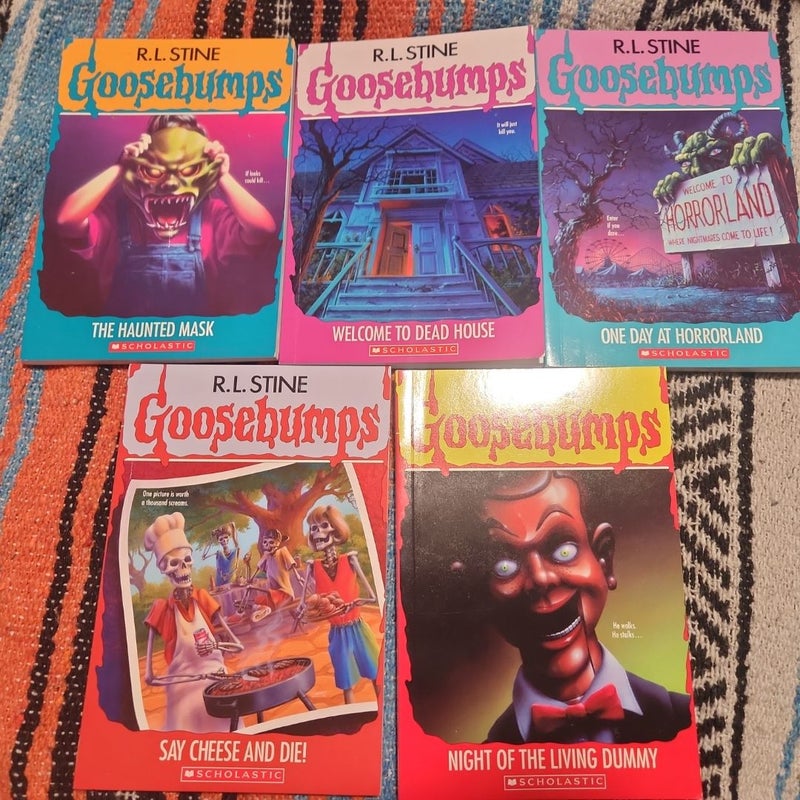 Goosebumps Books-Set of 5