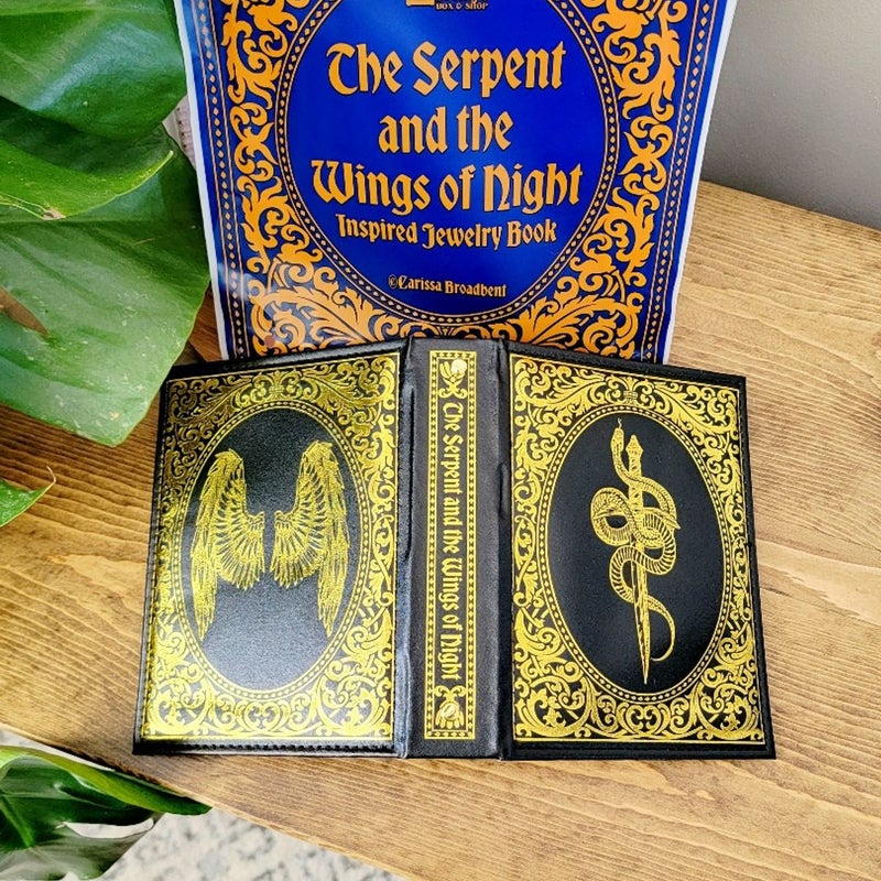 Bookish Box Serpent and the Wings of Night Jewelry Book