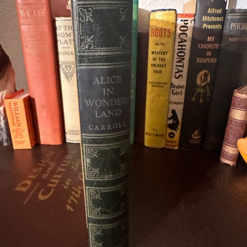 Alice Adventures in Wonderland VINTAGE Book Lewis Carroll ~ ULTRA RARE~