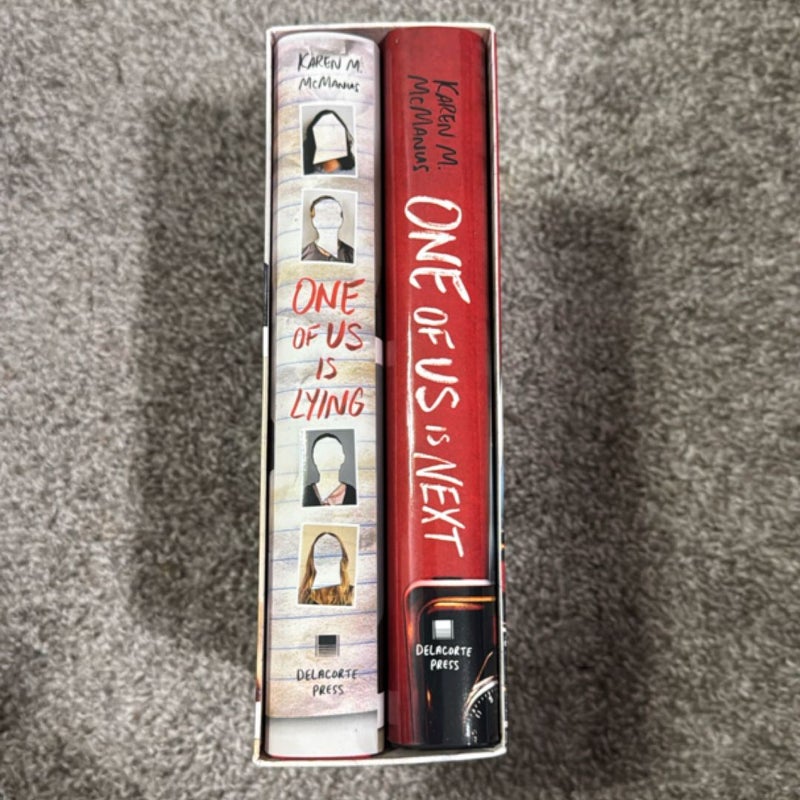 Karen M. Mcmanus 2-Book Box Set: One of Us Is Lying and One of Us Is Next