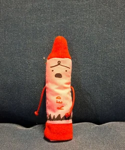 The Day the Crayons Quit Red Crayon Finger Puppet