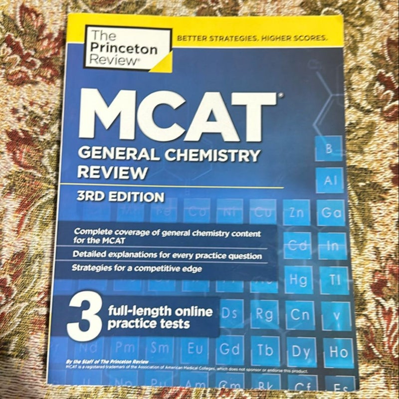 MCAT General Chemistry Review, 3rd Edition