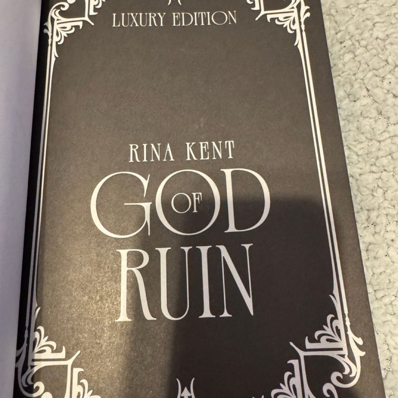 Rina Kent Legacy Of Gods Series Luxury Bundle Box - God of Ruin