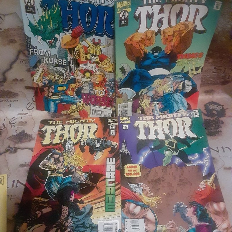 The Mighty Thor 472-490 Marvel Comics Lot 