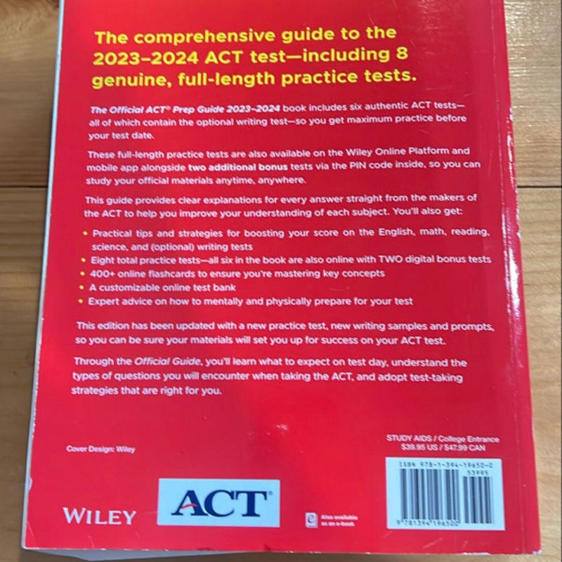 The Official ACT Prep Guide 2023-2024