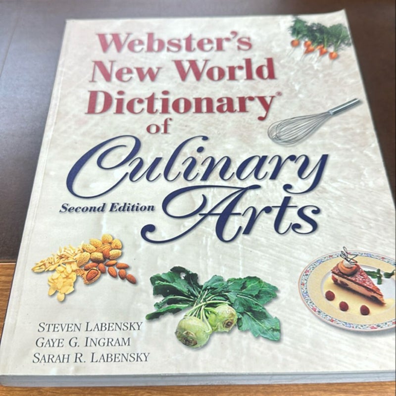 Webster's New World Dictionary of Culinary Arts