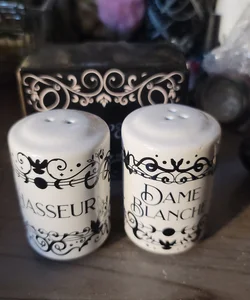 Owlcrate Serpent and Dove Salt and Pepper Shakers + Art Print