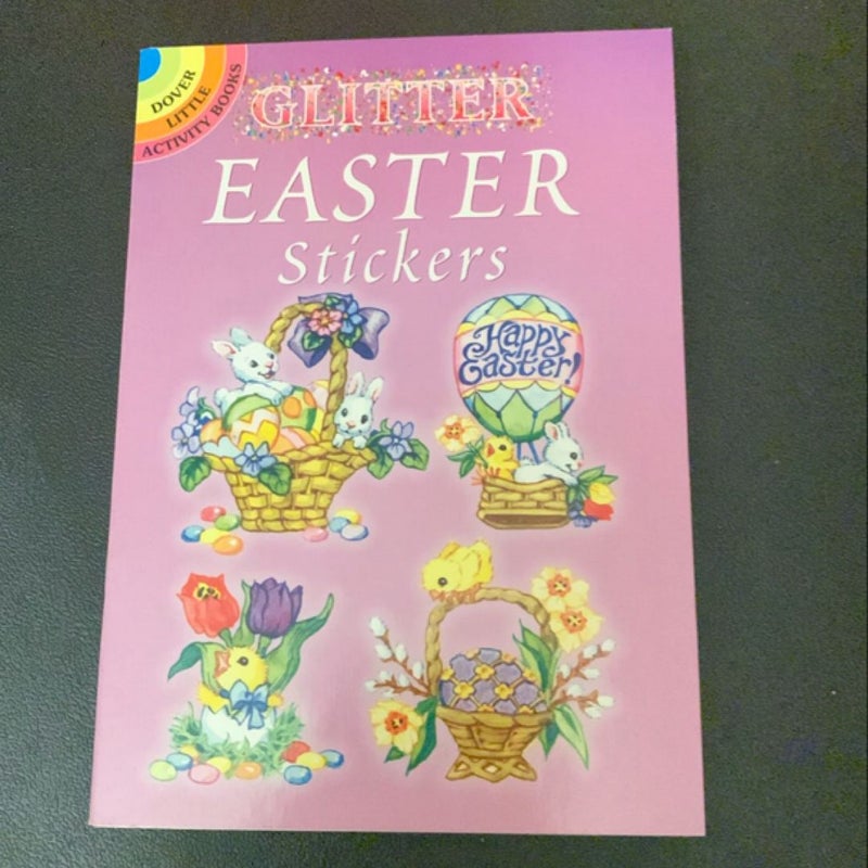 Glitter Easter Stickers