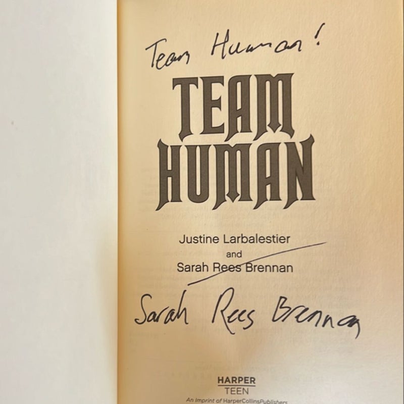 Team Human (Signed Copy)