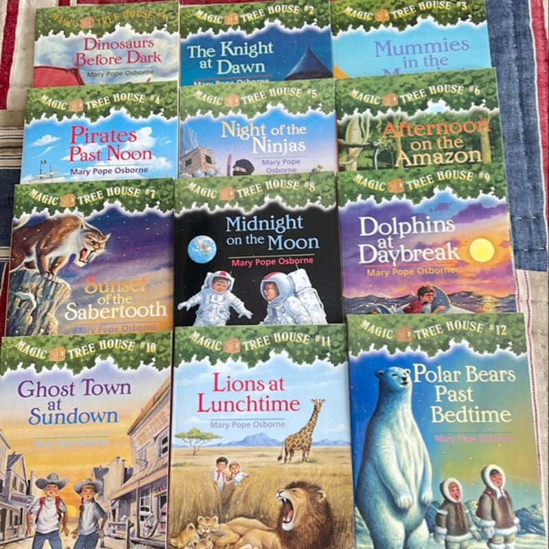 BUNDLE: Magic Tree House #1-12