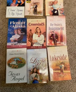9 Heartsong Paperback Boooks