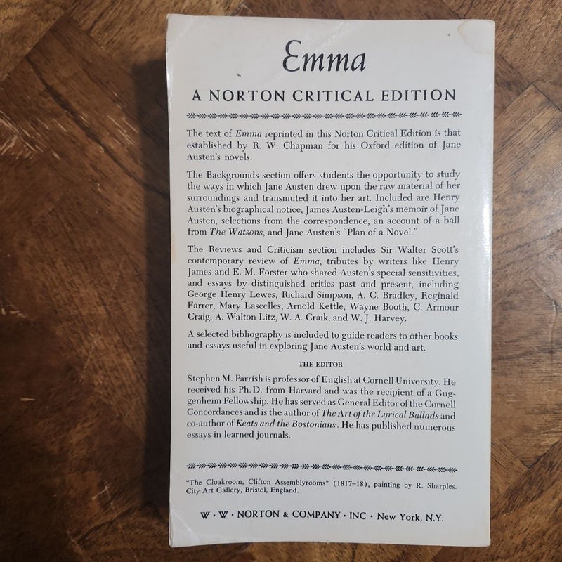 Emma [Norton Critical Edition]