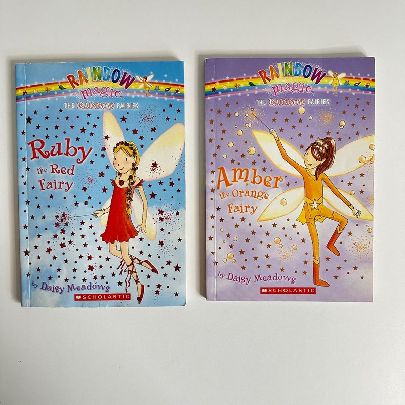 Rainbow Magic, The Rainbow Fairies book bundle, 7 books