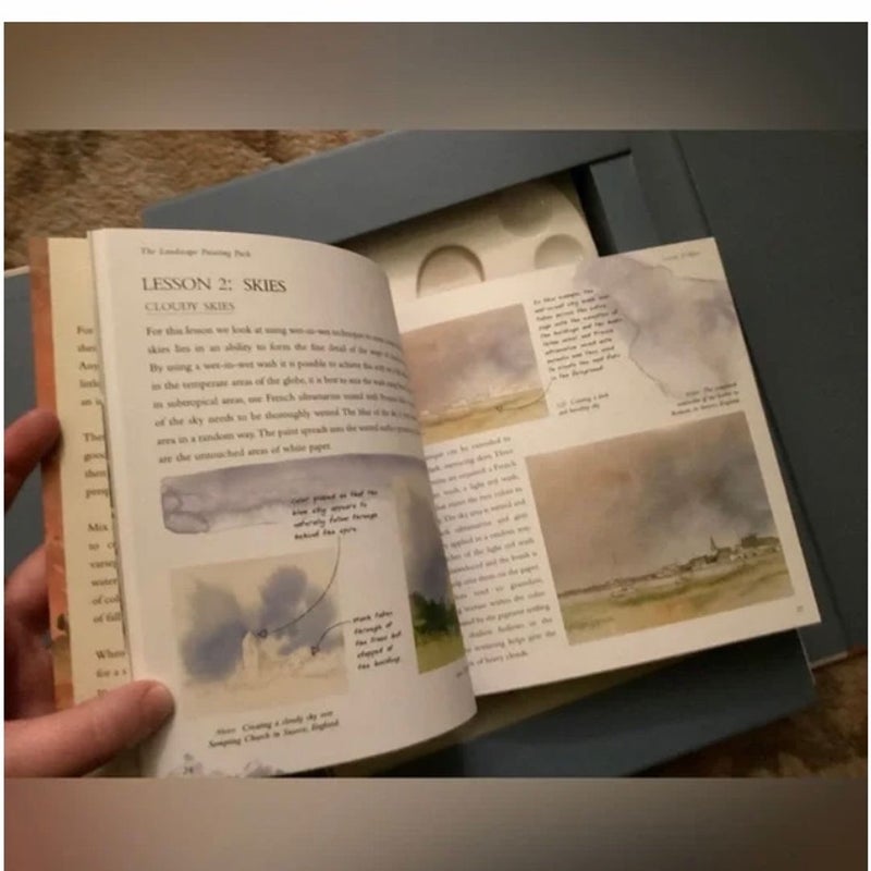 Landscape Painting pack book with kit