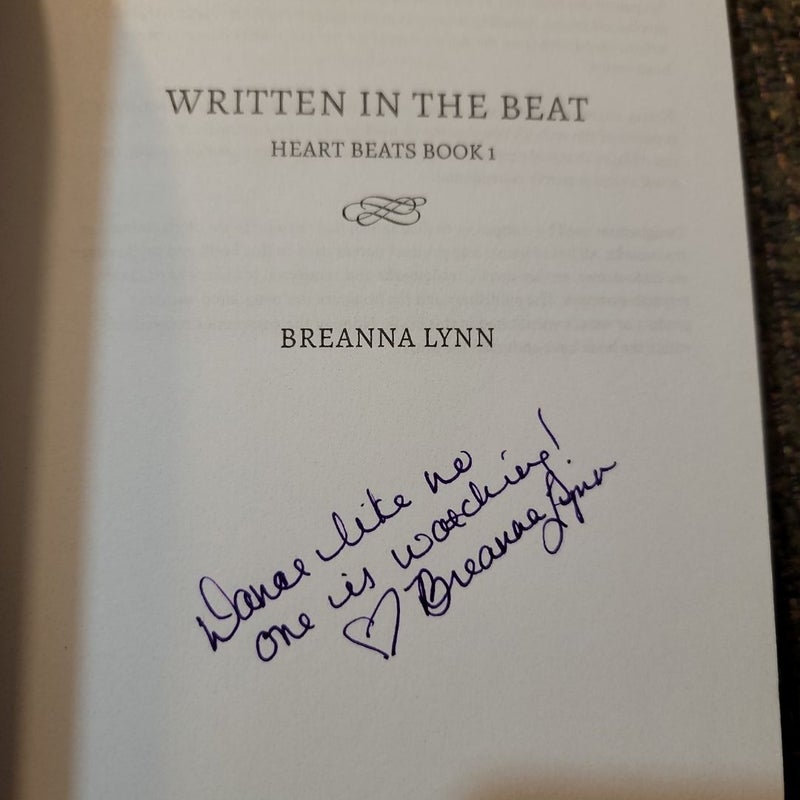 Written in the Beat (Autographed)