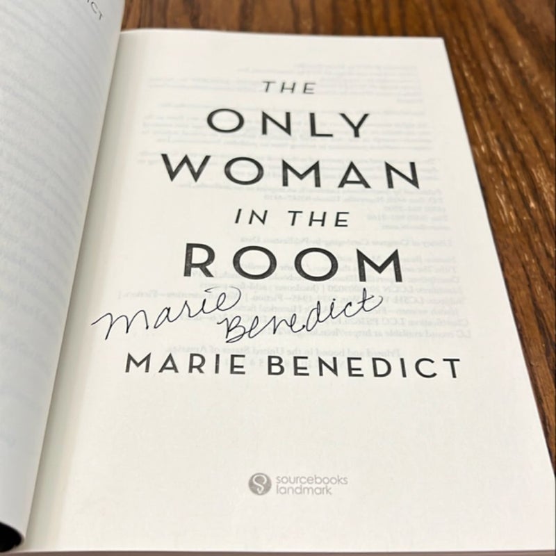 The Only Woman in the Room (signed by author)