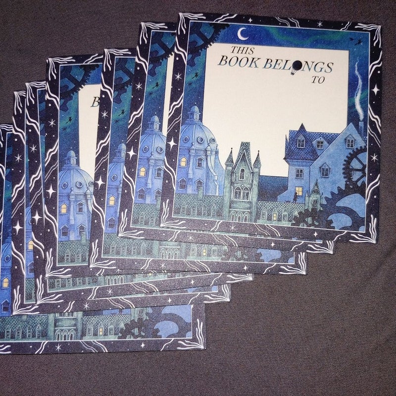 Lyra's Oxford Bookplates x10