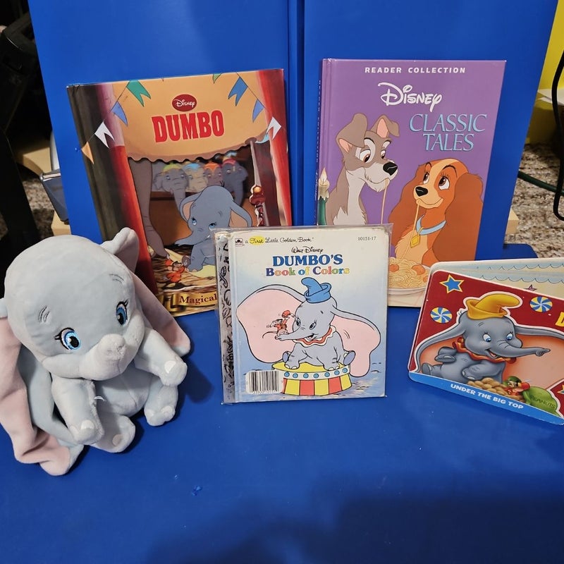 Disney DUMBO Kid's Pack - BONUS: 8" Plush DUMBO Figure FREE!