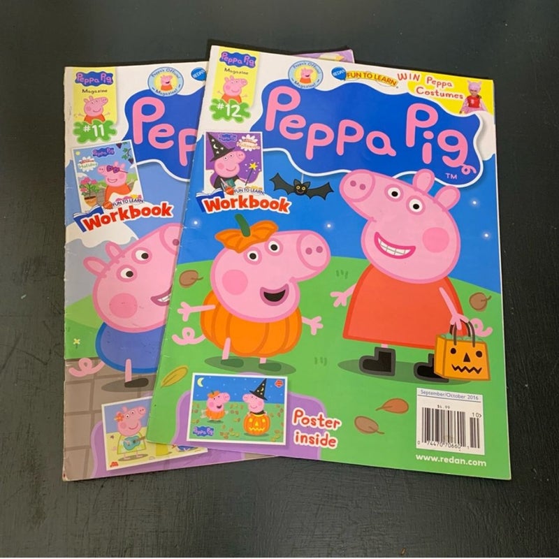 2 Peppa Pig Magazines