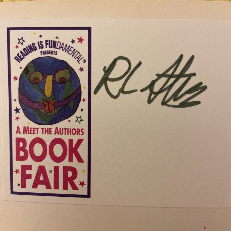 Goosebumps Reader Beware: Escape from the Carnival of Horrors (***SIGNED BY R.L. STINE, First Edition First Printing)