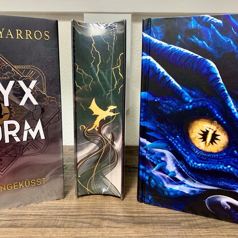 SEALED Onyx Storm German Special Edition Flammengeküsst Rebecca Yarros Hardcover