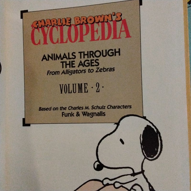 Charlie Brown's Cyclopedia Animals Tgrough The Ages Volume 2