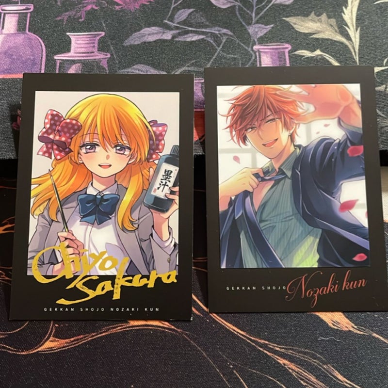 Gekkan Shojo Nozaki-kun vol. 1 with photocards