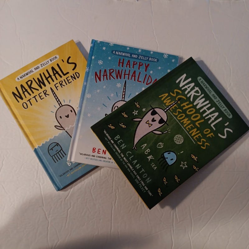 Narwhal and Jelly Book Lot