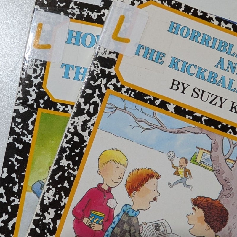 Lot of 6 Horrible Harry Books