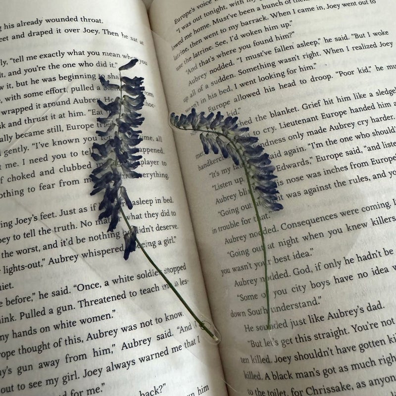 Real Flower Handmade Bookmark