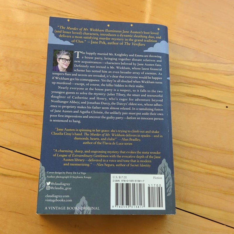 The Murder of Mr. Wickham by Claudia Gray, Paperback Pangobooks