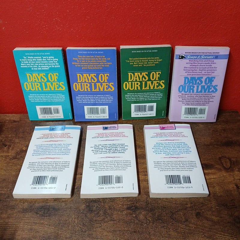 Lot of 13 Days of Our Lives Paperback Romance Novels, #1-8 & 10-14