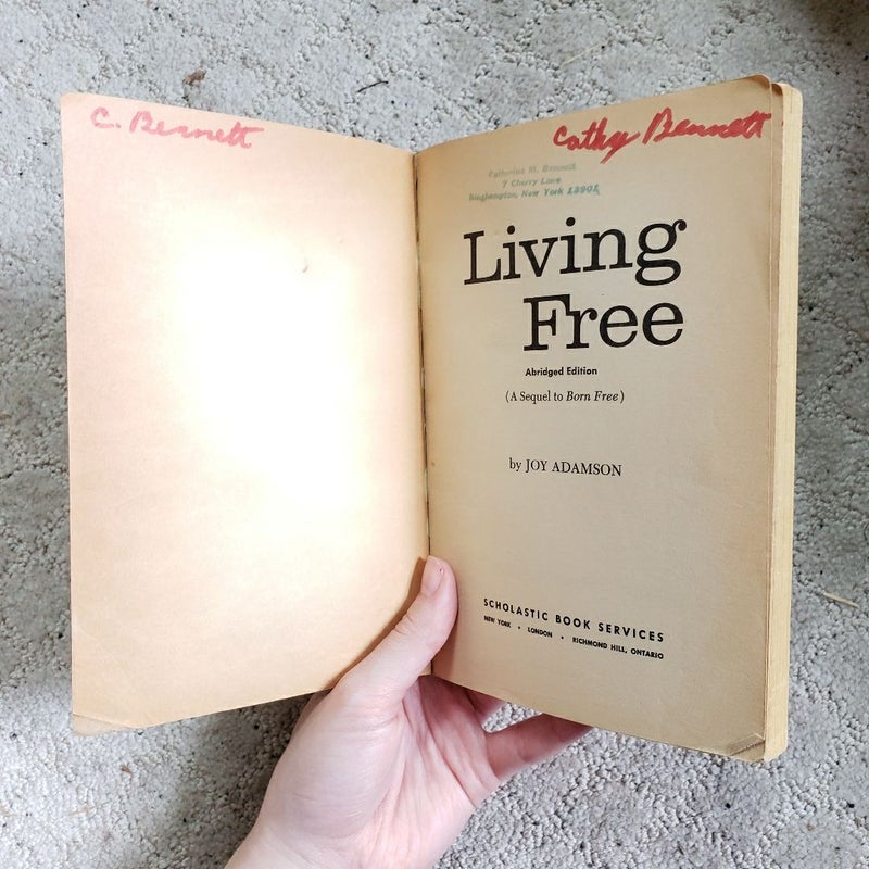 Living Free (1st Printing, 1966)