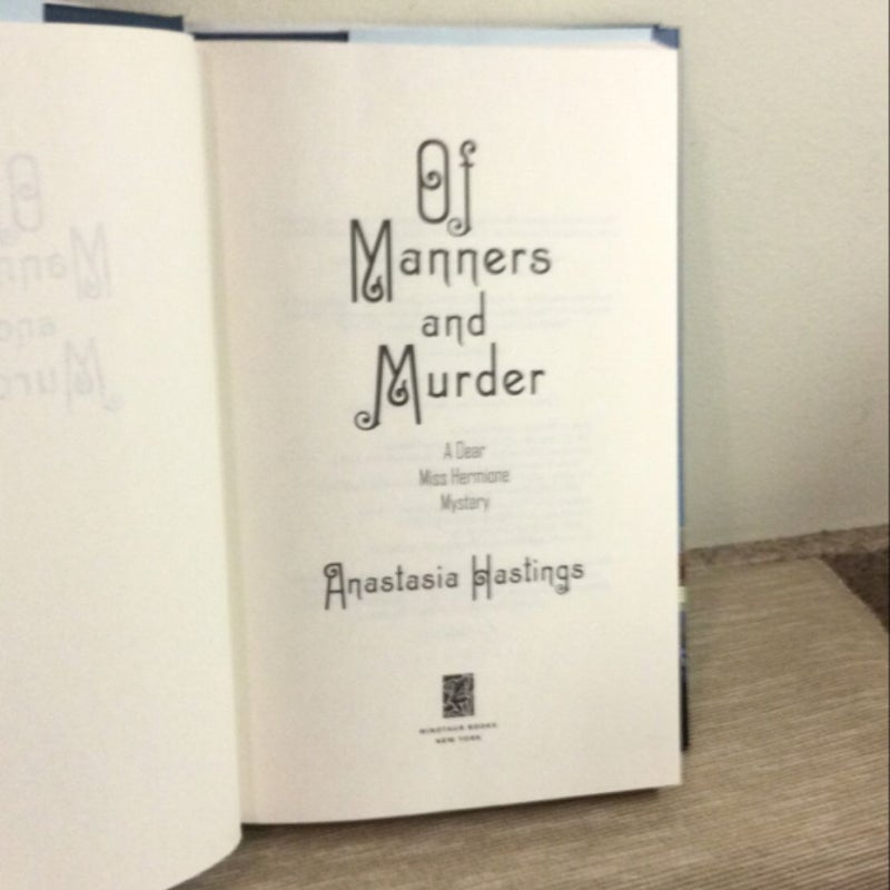 Of Manners and Murder