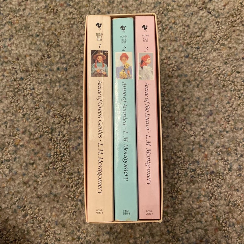 Anne of Green Gables Books 1-3 Set (1992)