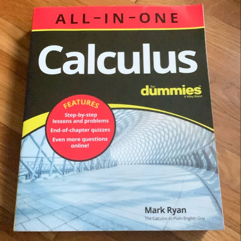 Calculus All-In-One for Dummies (+ Chapter Quizzes Online)