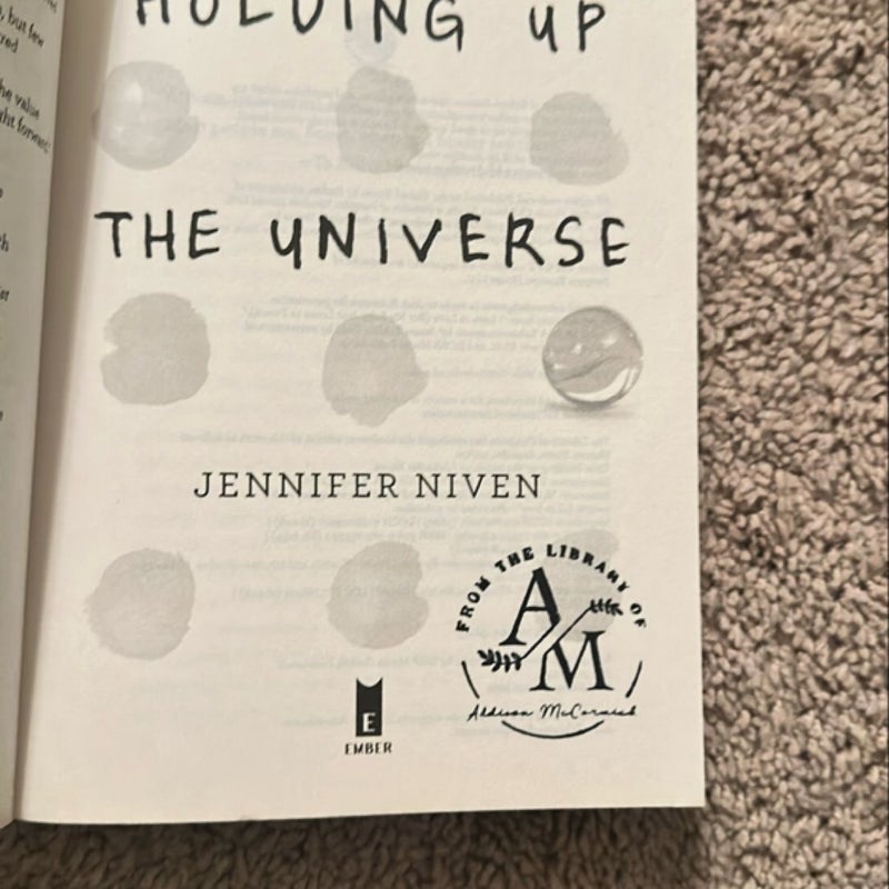 Holding up the Universe