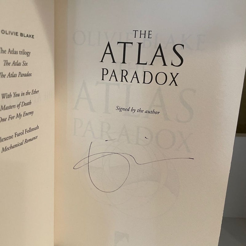 The Atlas Six Special Edition Signed Set (FAIRYLOOT + WATERSTONES)