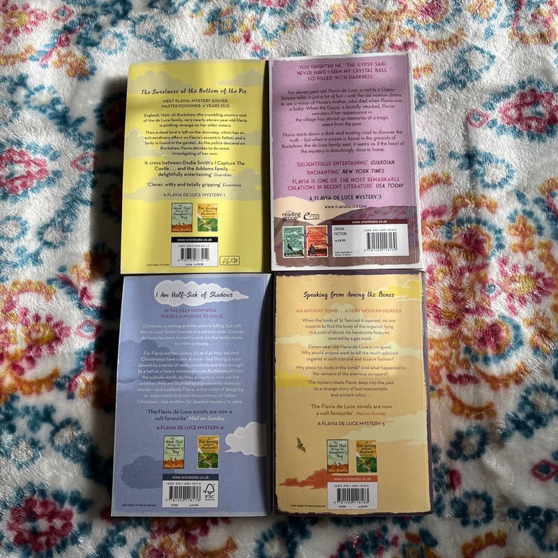 A Flavia De Luce Mystery books 1, 3-5