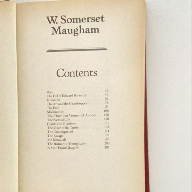 W.  Somerset Maugham