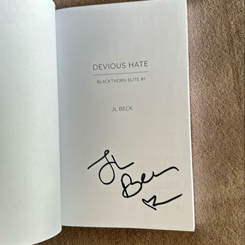 Devious Hate - signed